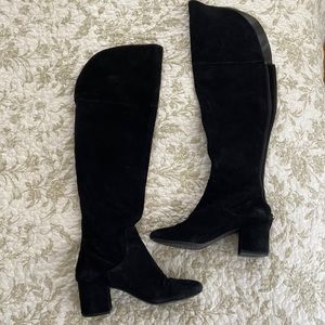 Cole Haan suede over the knee boots